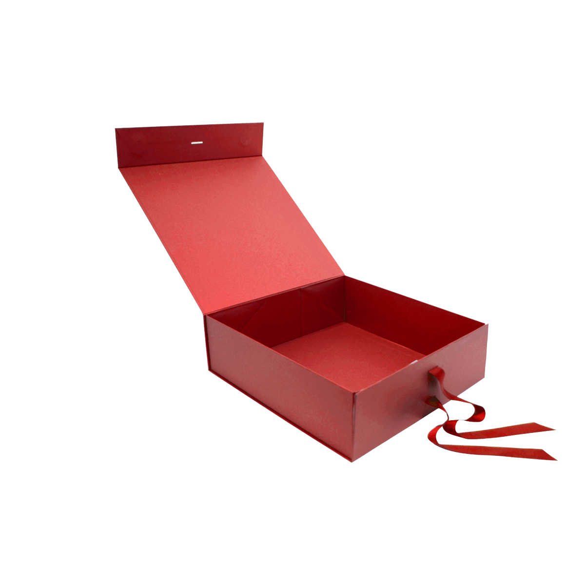 Large Square Red Majestic Metallic - CustomF2FBox