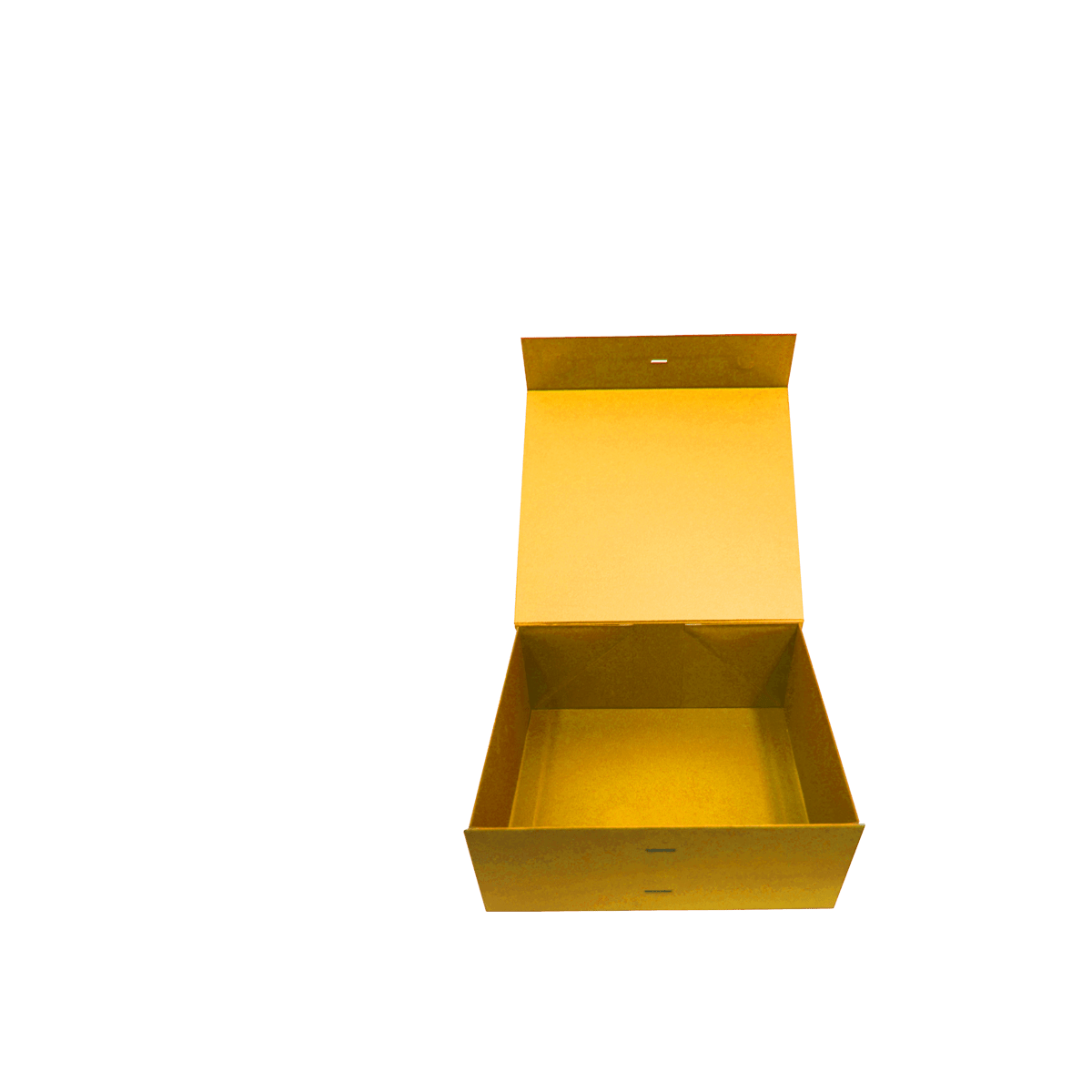 Large Square Shallow Gold Majestic Metallic - CustomF2FBox