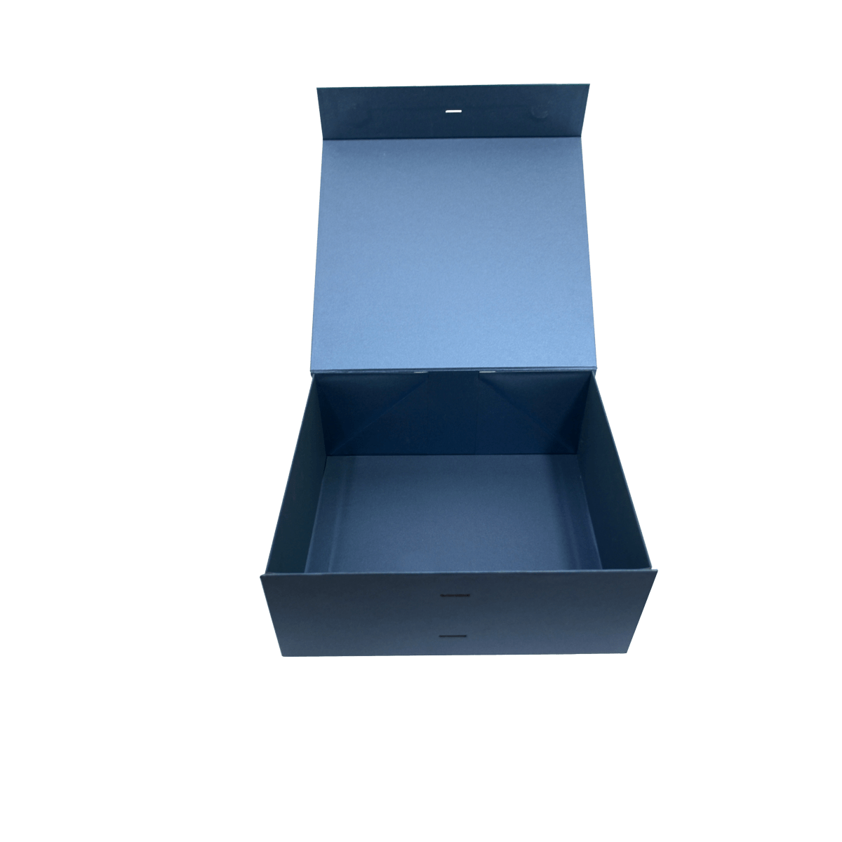 Large Square shallow Navy Majestic Metallic - CustomF2FBox