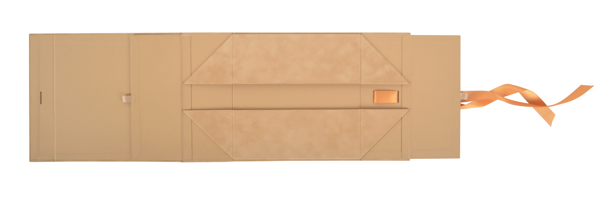 Large Square Tan Sensational Suede - CustomF2FBox