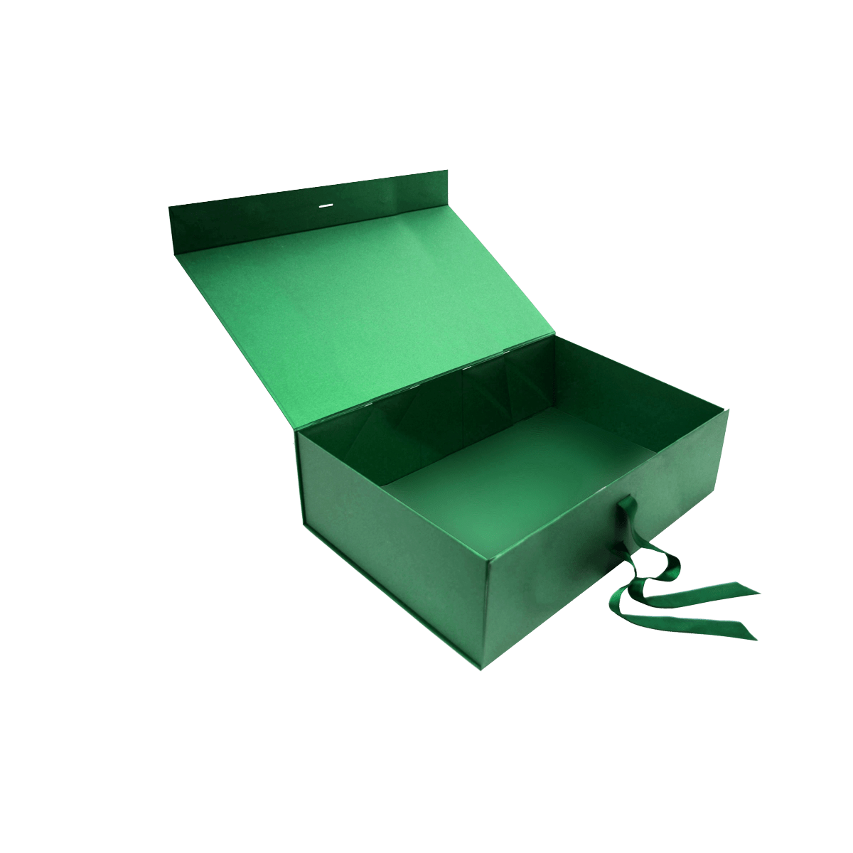 Large Wide Green Majestic Metallic - CustomF2FBox