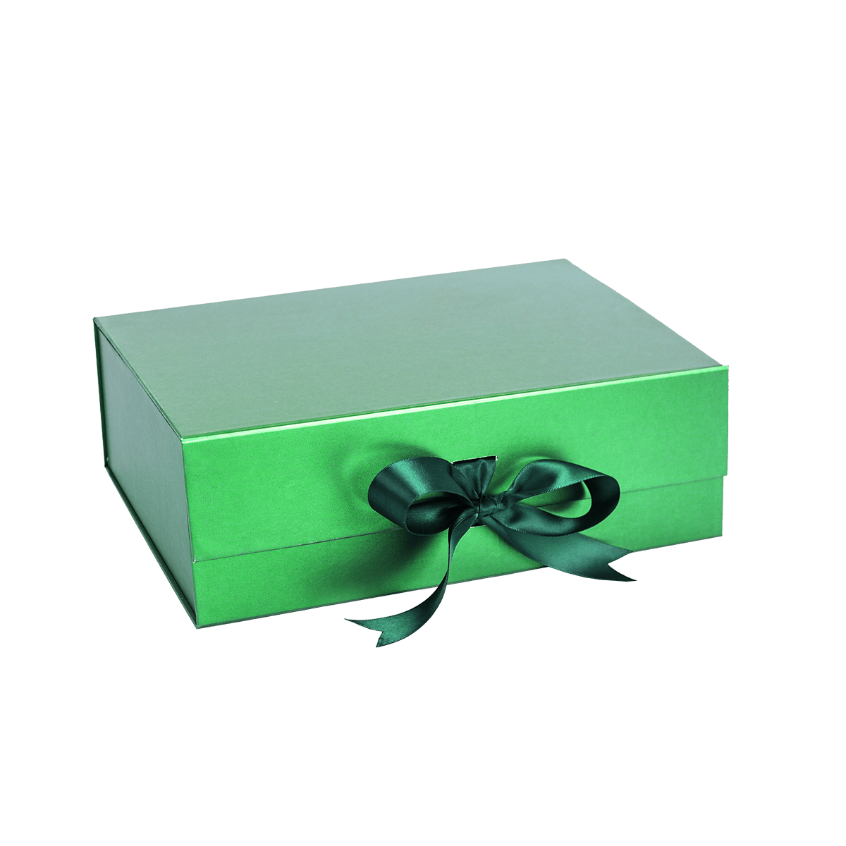 Large Wide Green Majestic Metallic - CustomF2FBox