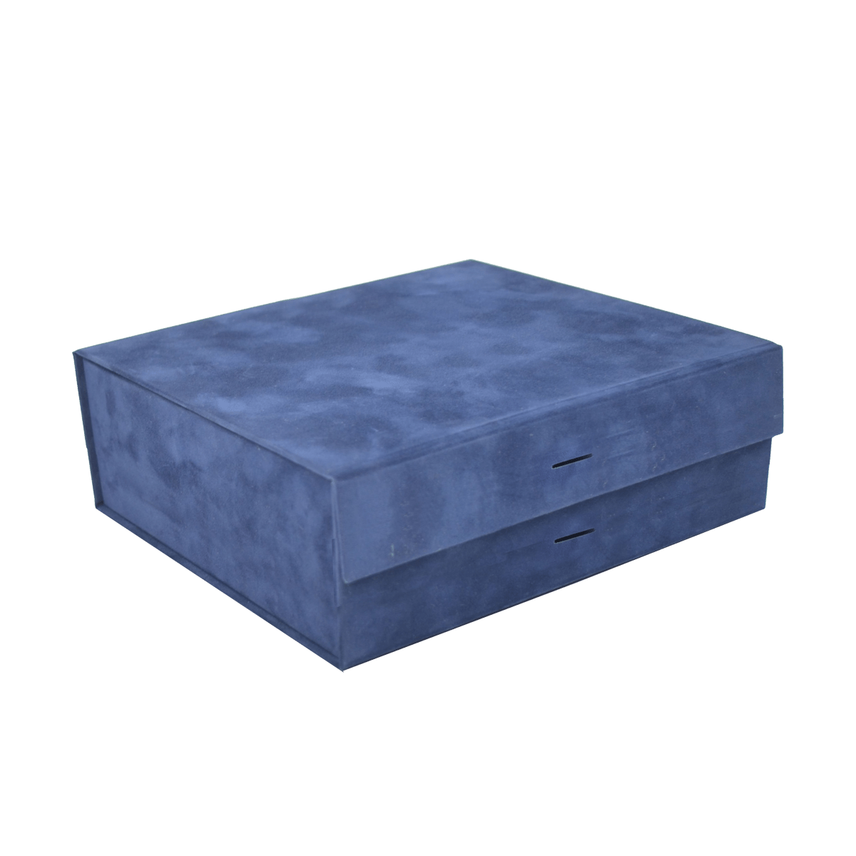 Large Wide Navy Sensational Suede - CustomF2FBox