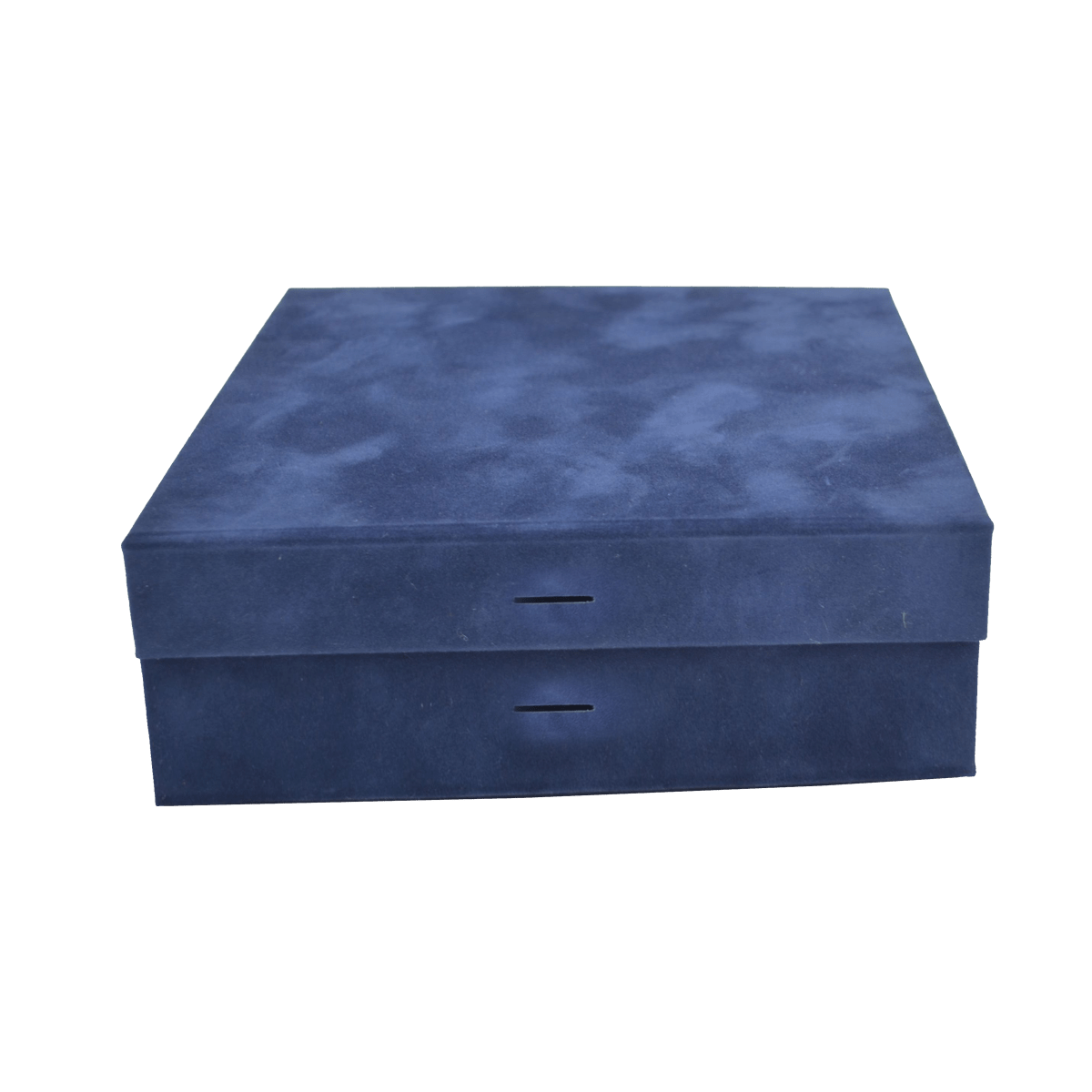 Large Wide Navy Sensational Suede - CustomF2FBox