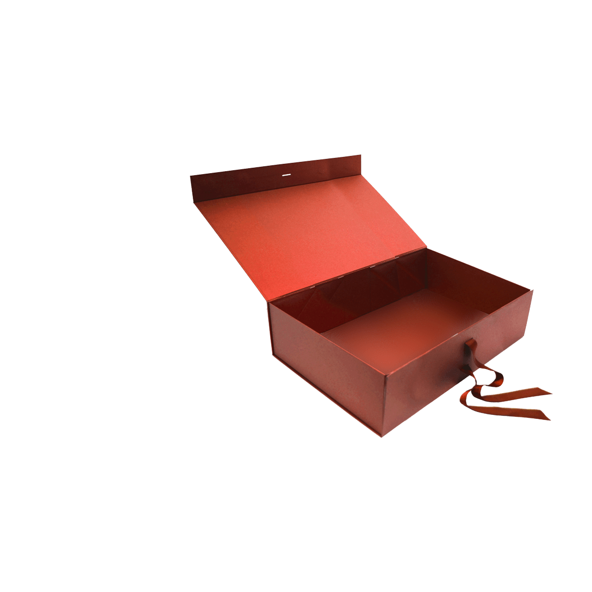 Large Wide Red Majestic Metallic - CustomF2FBox