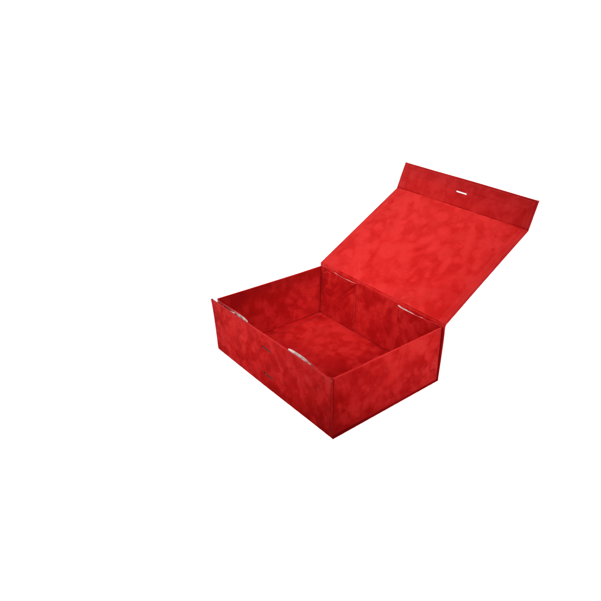 Large Wide Red Sensational Suede - CustomF2FBox