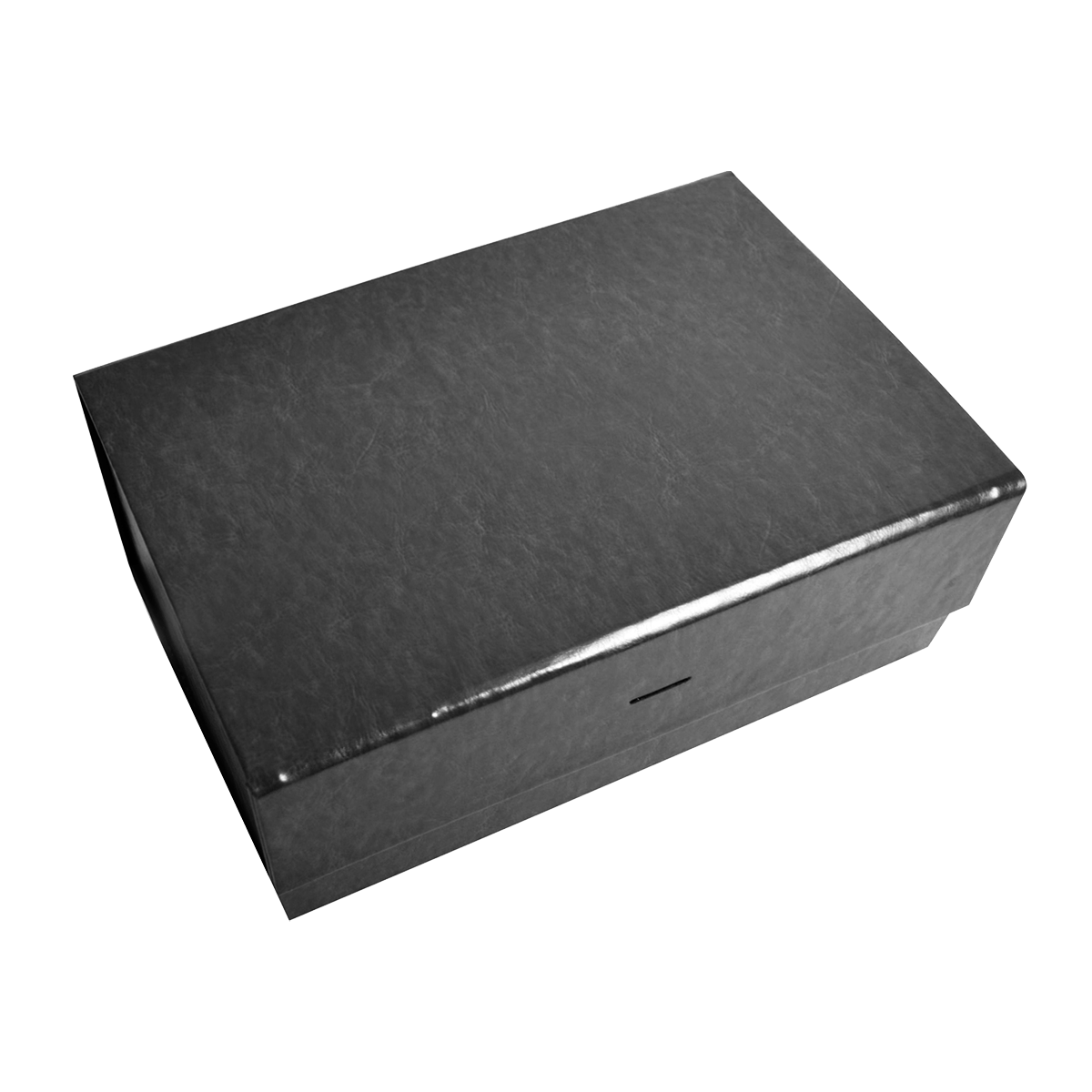 Medium Deep Black Vegan Leather - CustomF2FBox