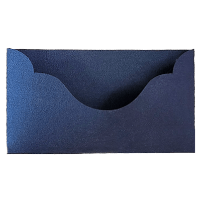 Navy Metallic Boat Shape Pocket - CustomF2FBox