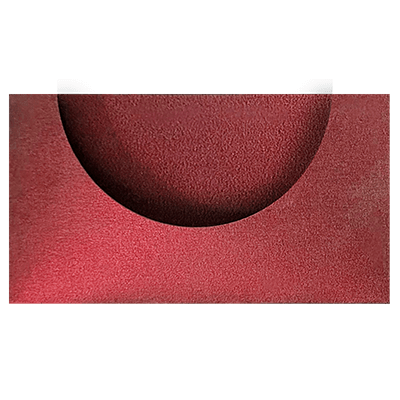 Red Metallic Round Pocket - CustomF2FBox