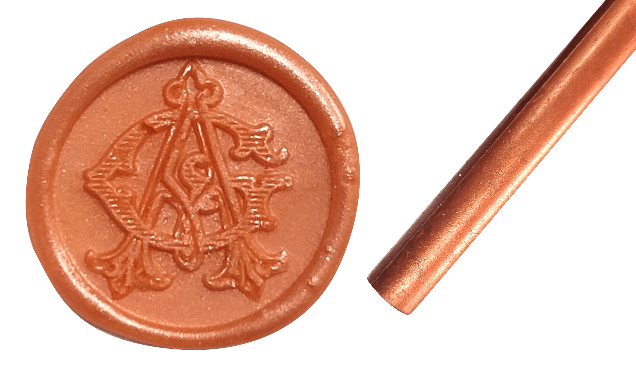 Red Orange Wax Seal - CustomF2FBox