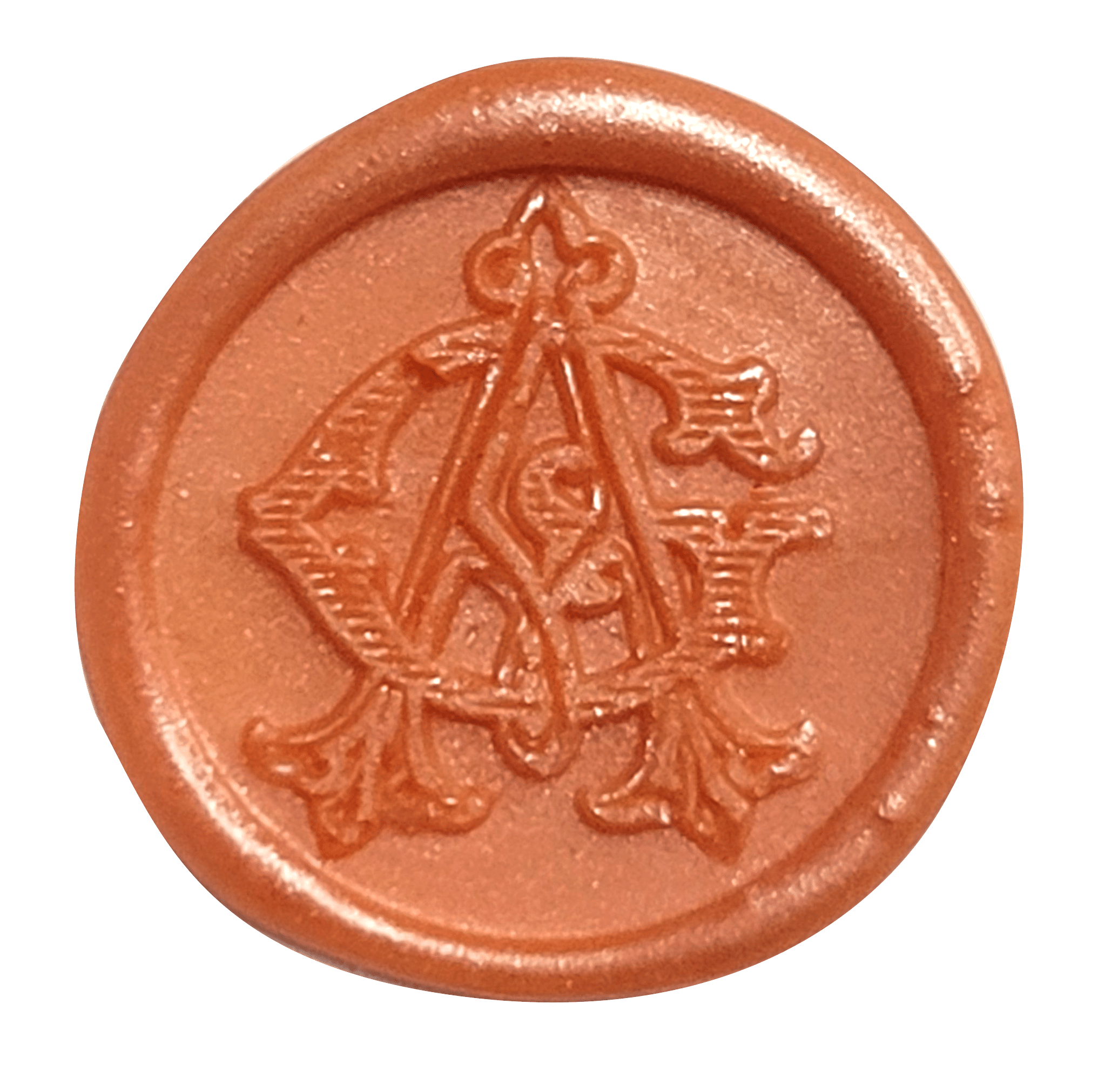 Red Orange Wax Seal - CustomF2FBox