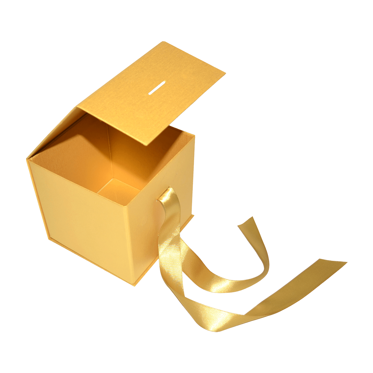 Sample Of Large Cube Gold Majestic Metallic - CustomF2FBox