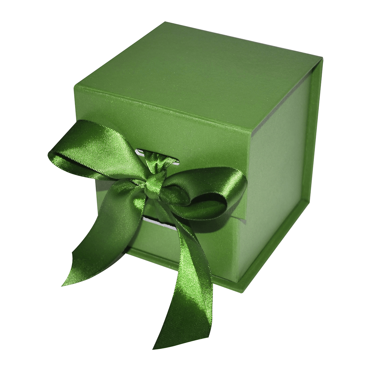 Sample Of Large Cube Green Majestic metallic - CustomF2FBox