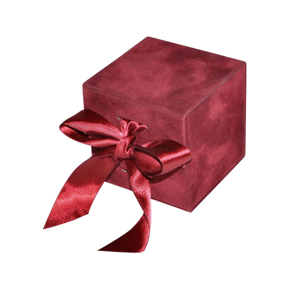 Sample Of Large Cube Wine Sensational Suede - CustomF2FBox