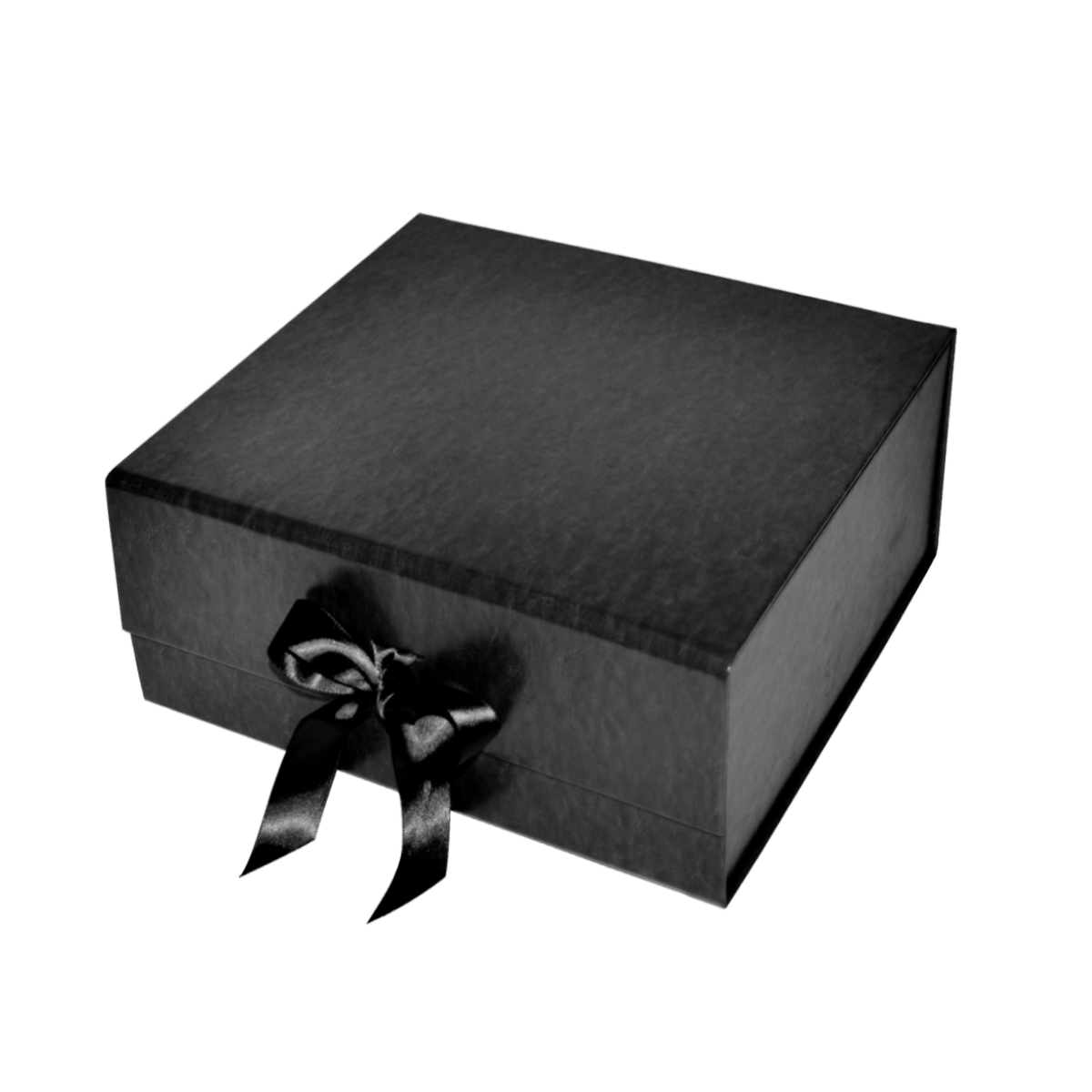 Sample Of Large Square Black Vegan Leather - CustomF2FBox