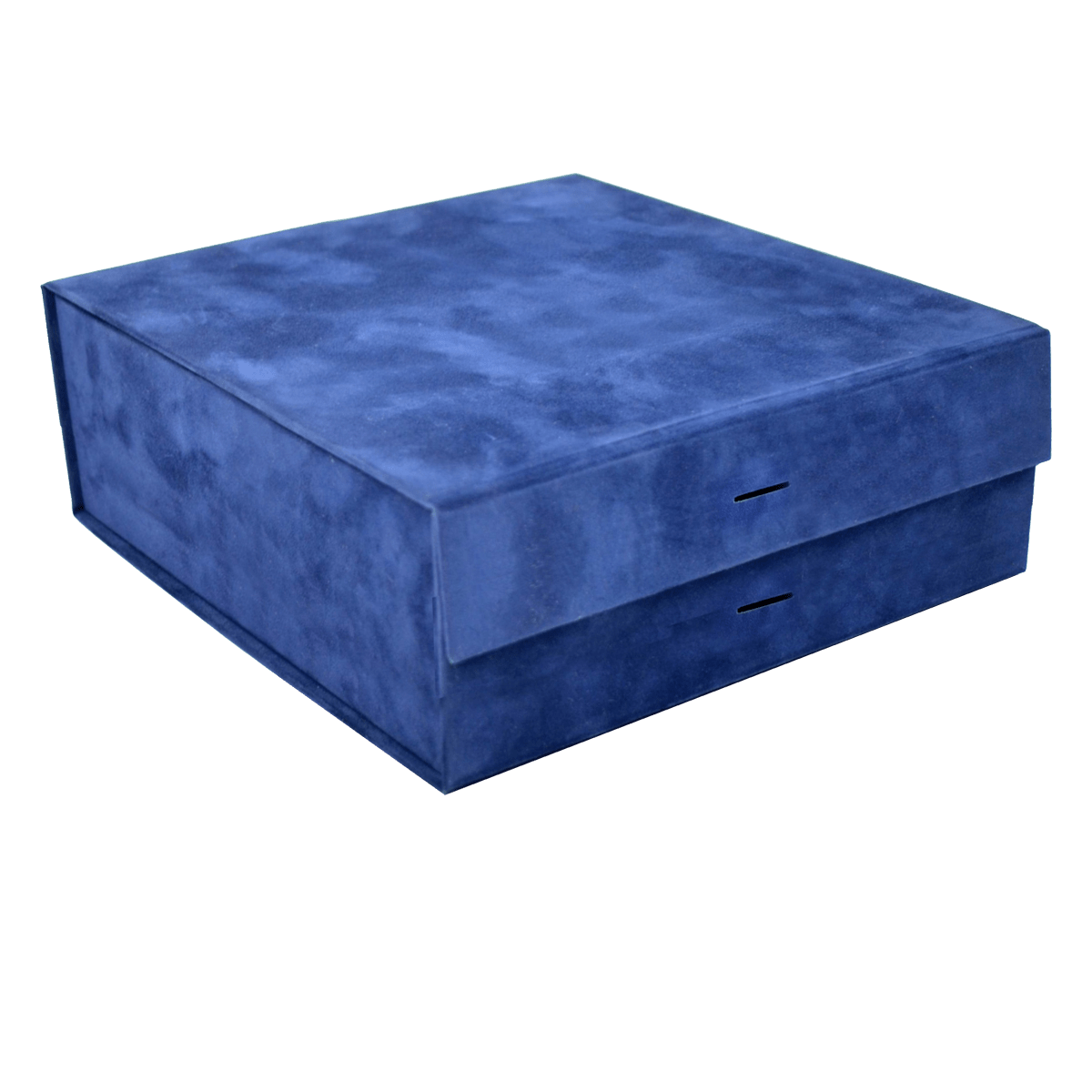 Sample Of Large Square Navy Sensational Suede - CustomF2FBox