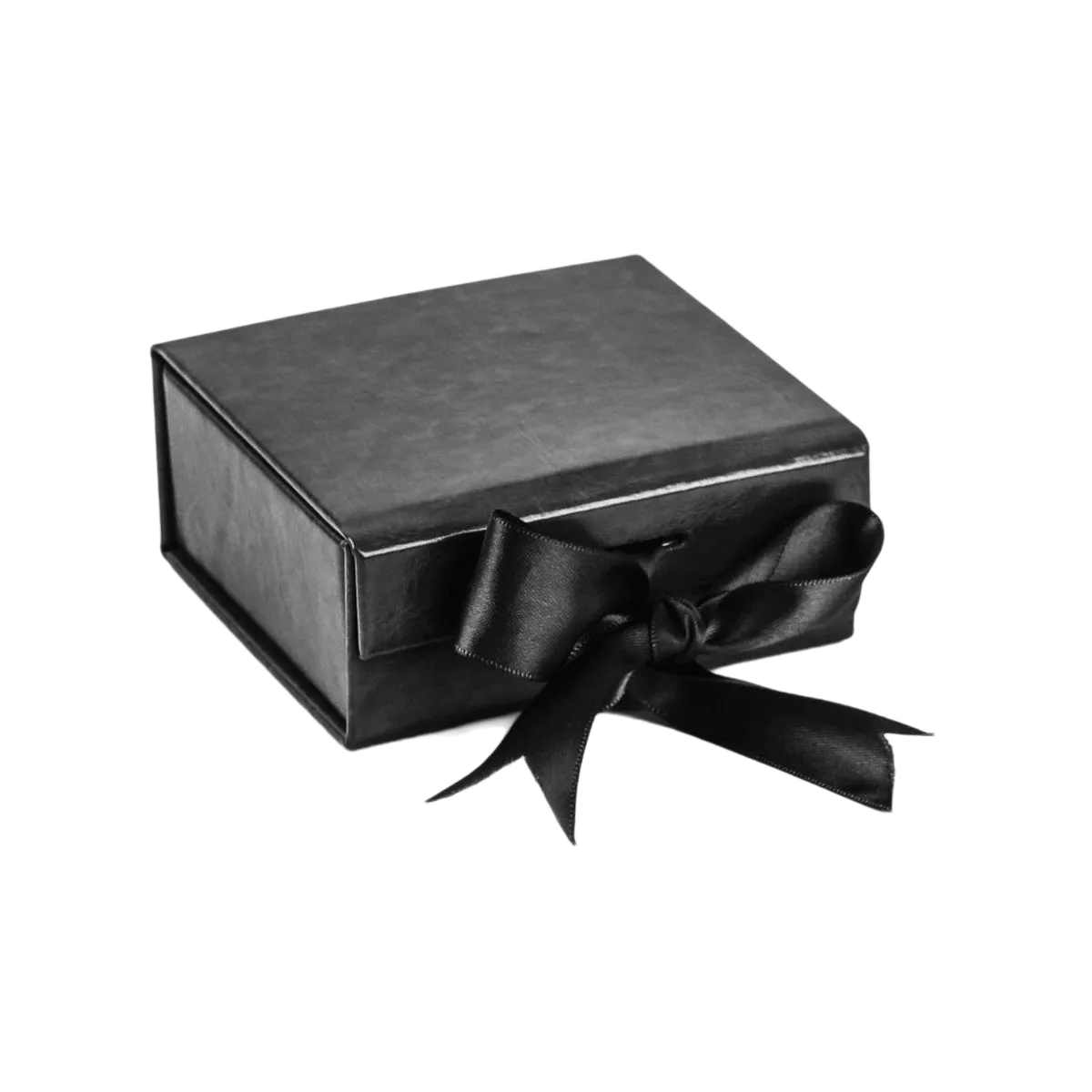 Sample Of Small Box Black Vegan Leather - CustomF2FBox