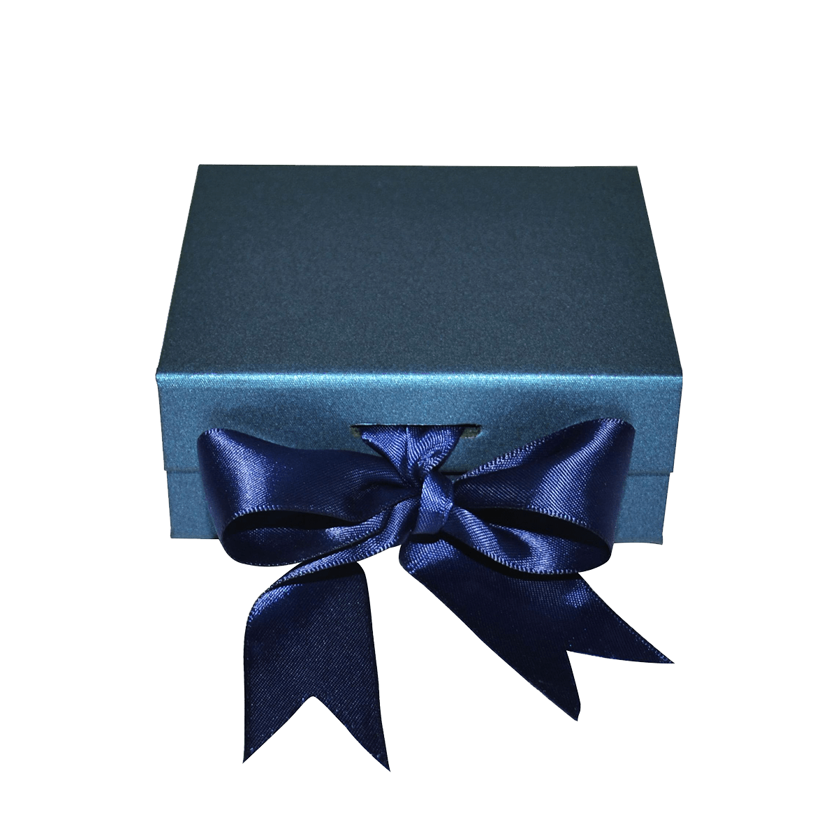 Sample Of Small Box Navy Majestic Metallic - CustomF2FBox