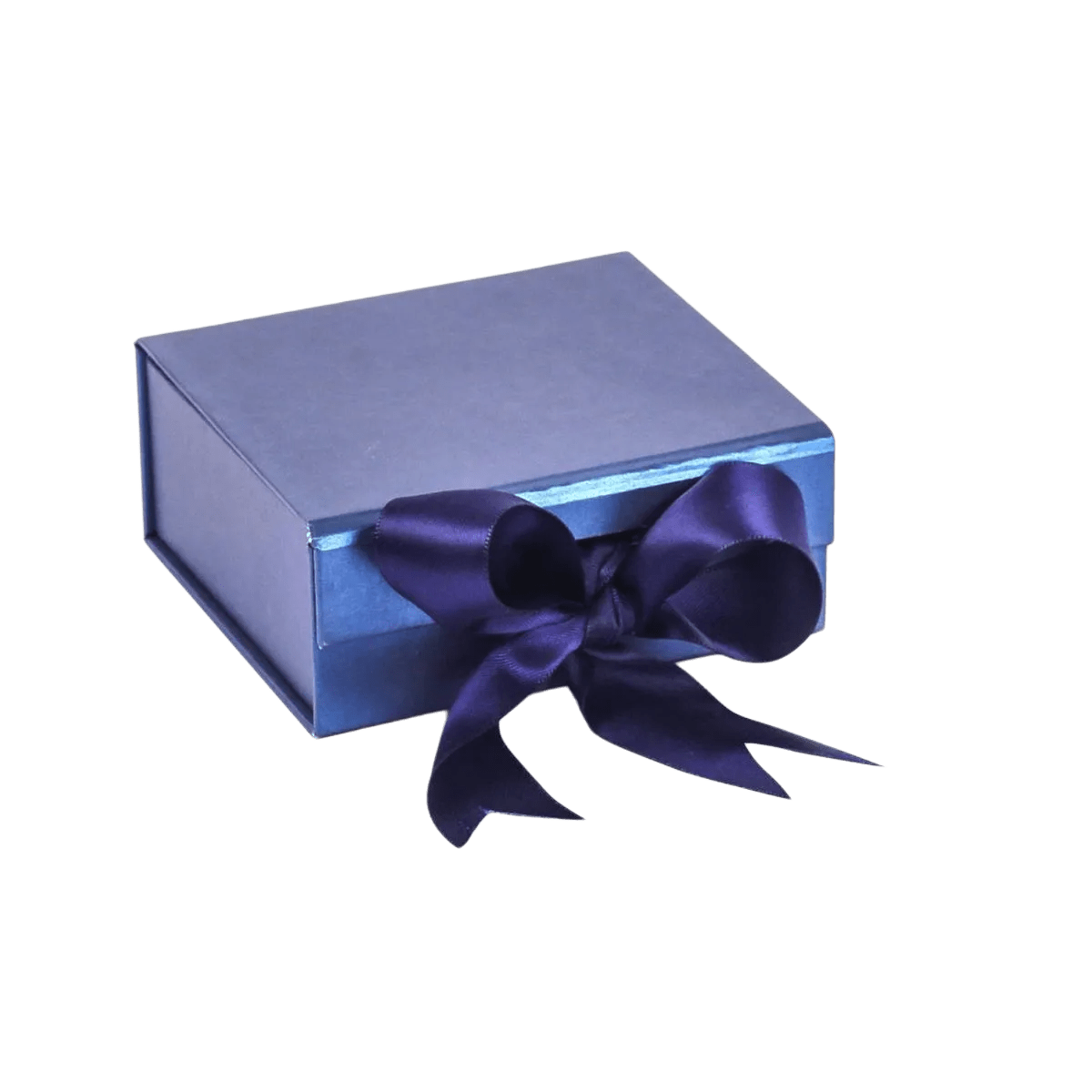 Sample Of Small Box Navy Majestic Metallic - CustomF2FBox