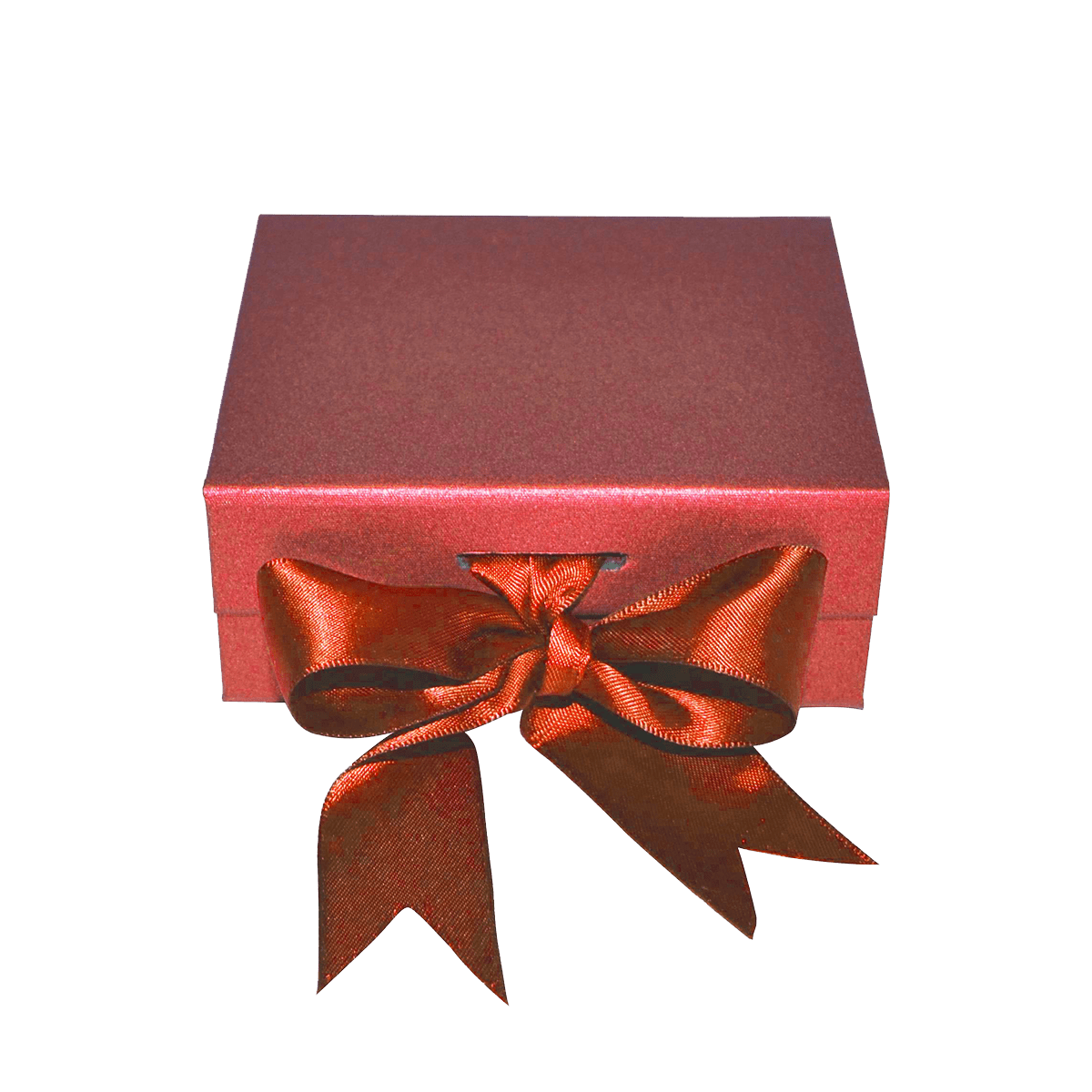 Sample Of Small Box Red Majestic Metallic - CustomF2FBox