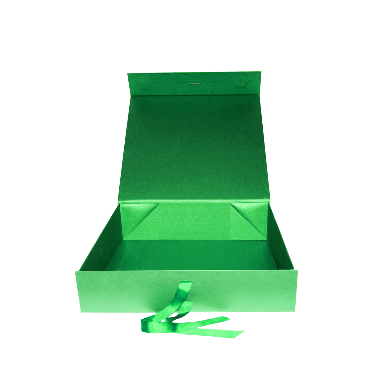 Sample Of Square Shallow Green Majestic Metallic - CustomF2FBox