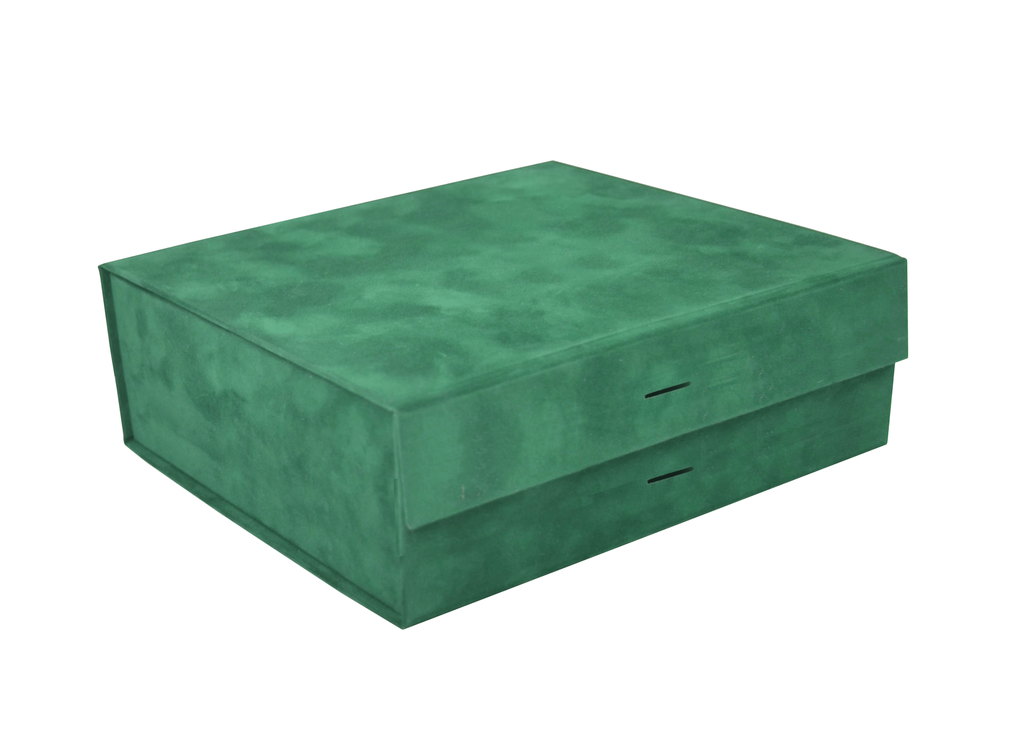 Sample Of XL Wide Deep Green Sensational Suede - CustomF2FBox