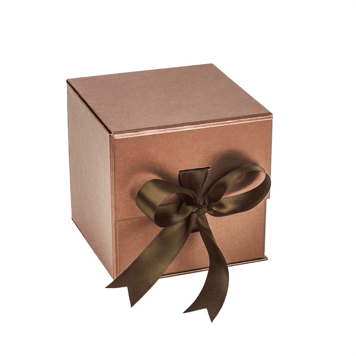 Small Cube Bronze Majestic Metallic - CustomF2FBox