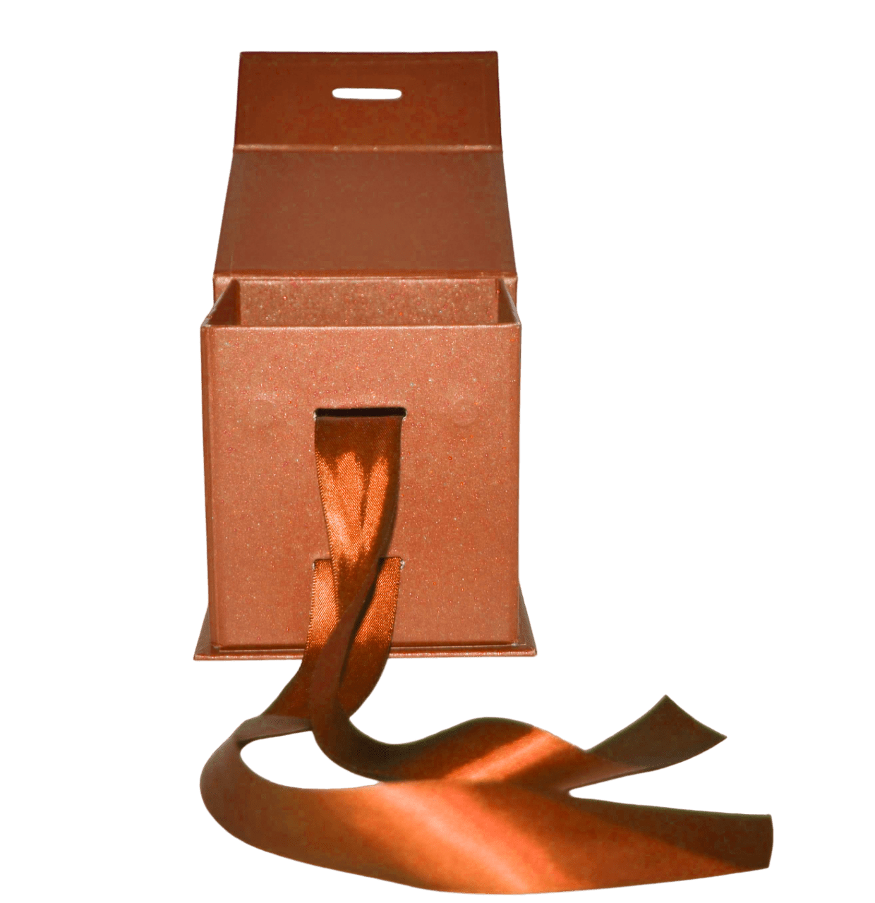 Small Cube Copper Majestic Metallic - CustomF2FBox