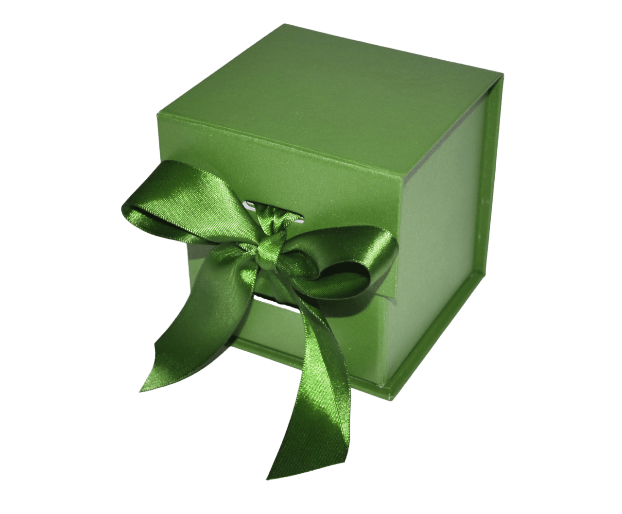 Small Cube Green Majestic Metallic - CustomF2FBox