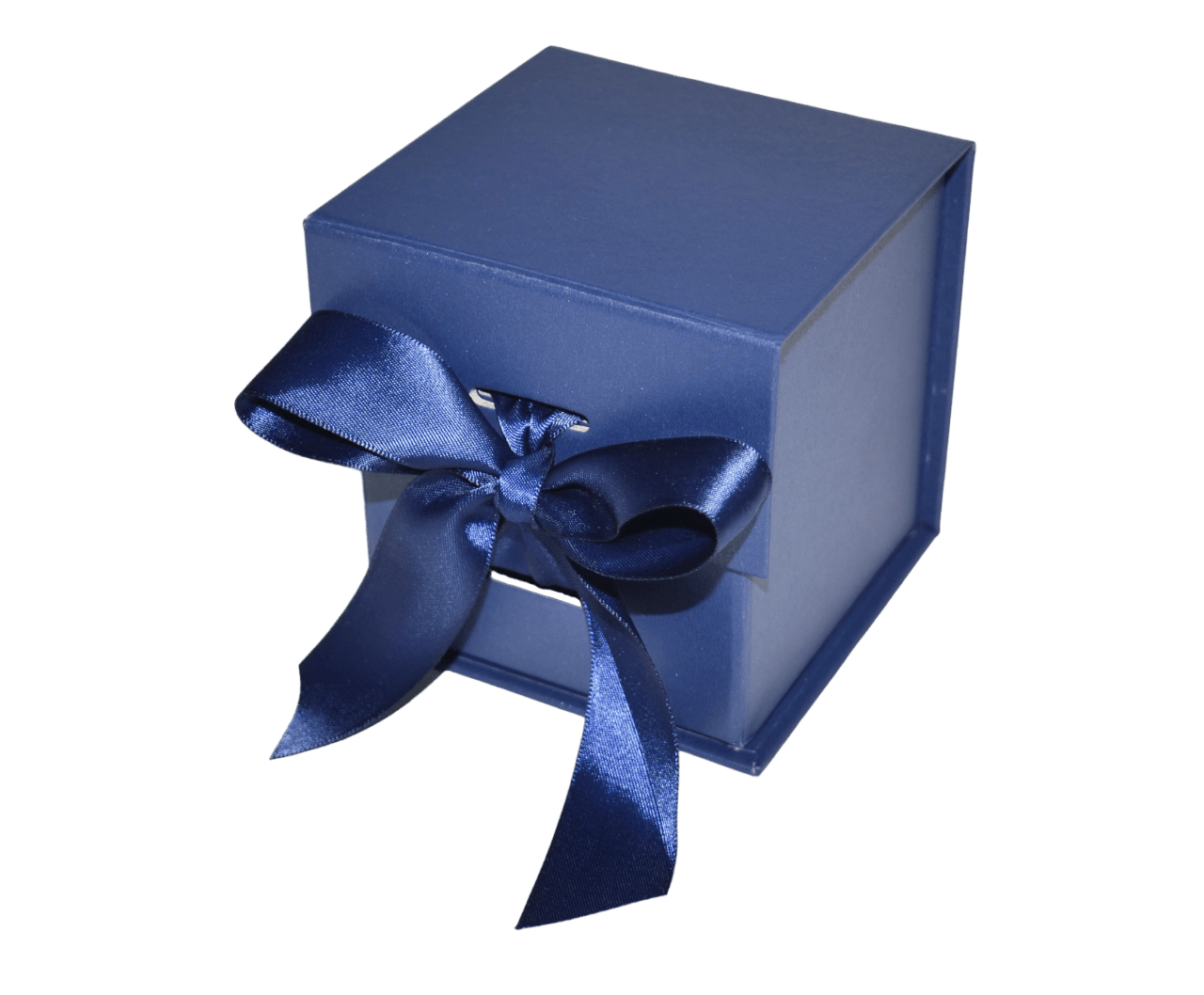 Small Cube Navy Majestic Metallic - CustomF2FBox