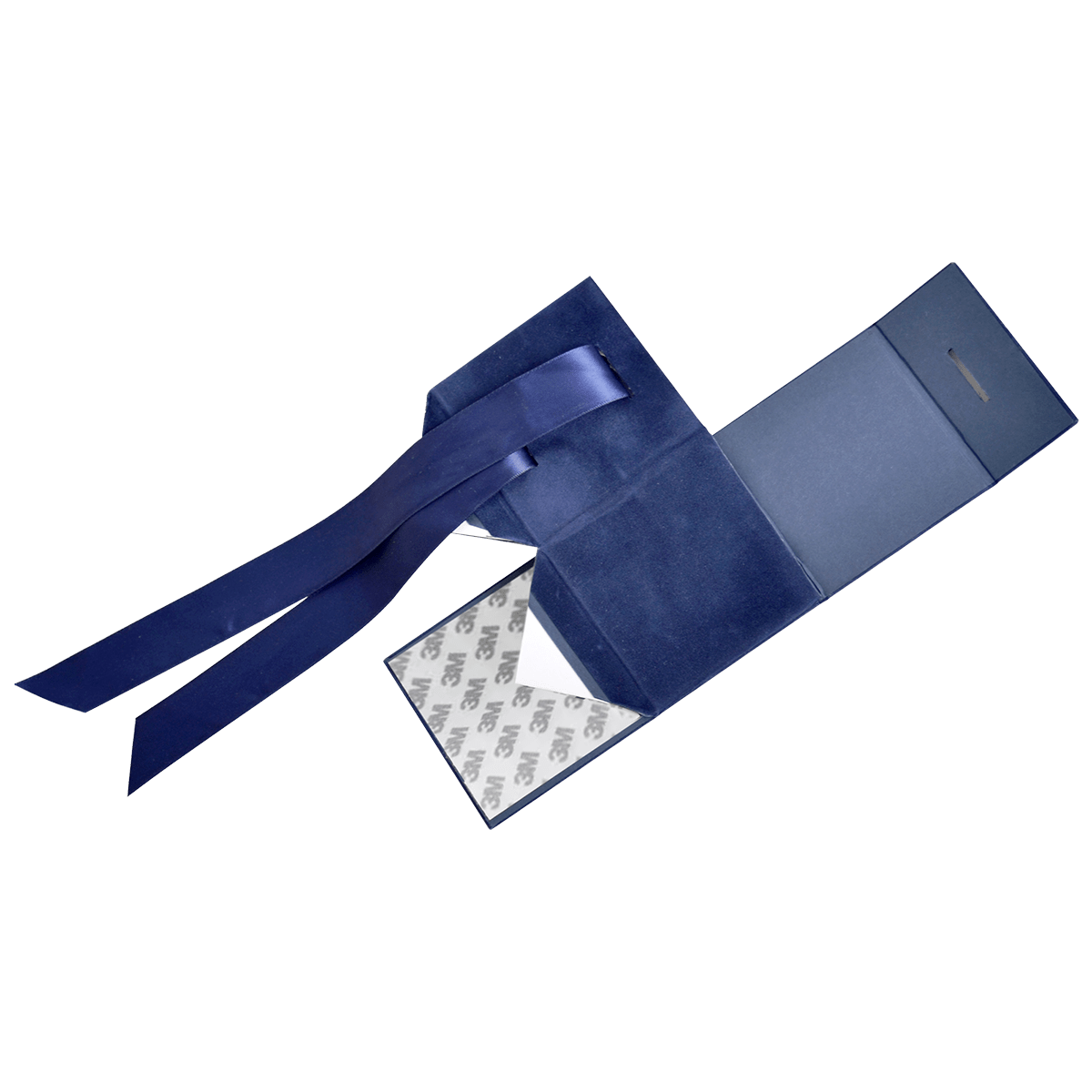 Small Cube Navy Sensational Suede - CustomF2FBox