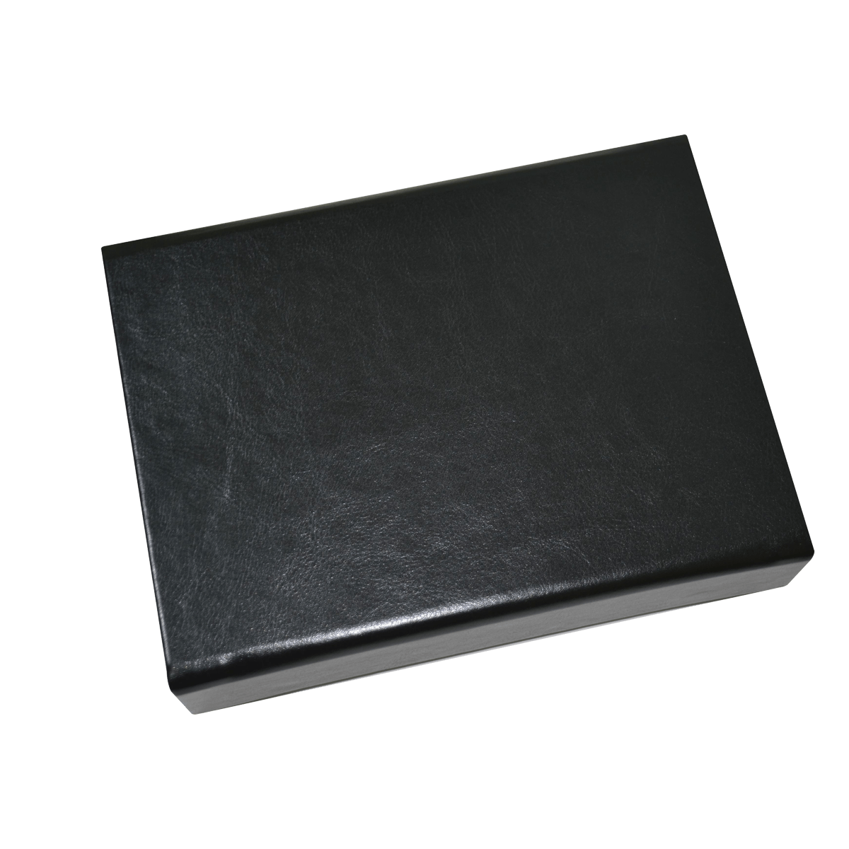 Small Shallow Black Vegan Leather - CustomF2FBox