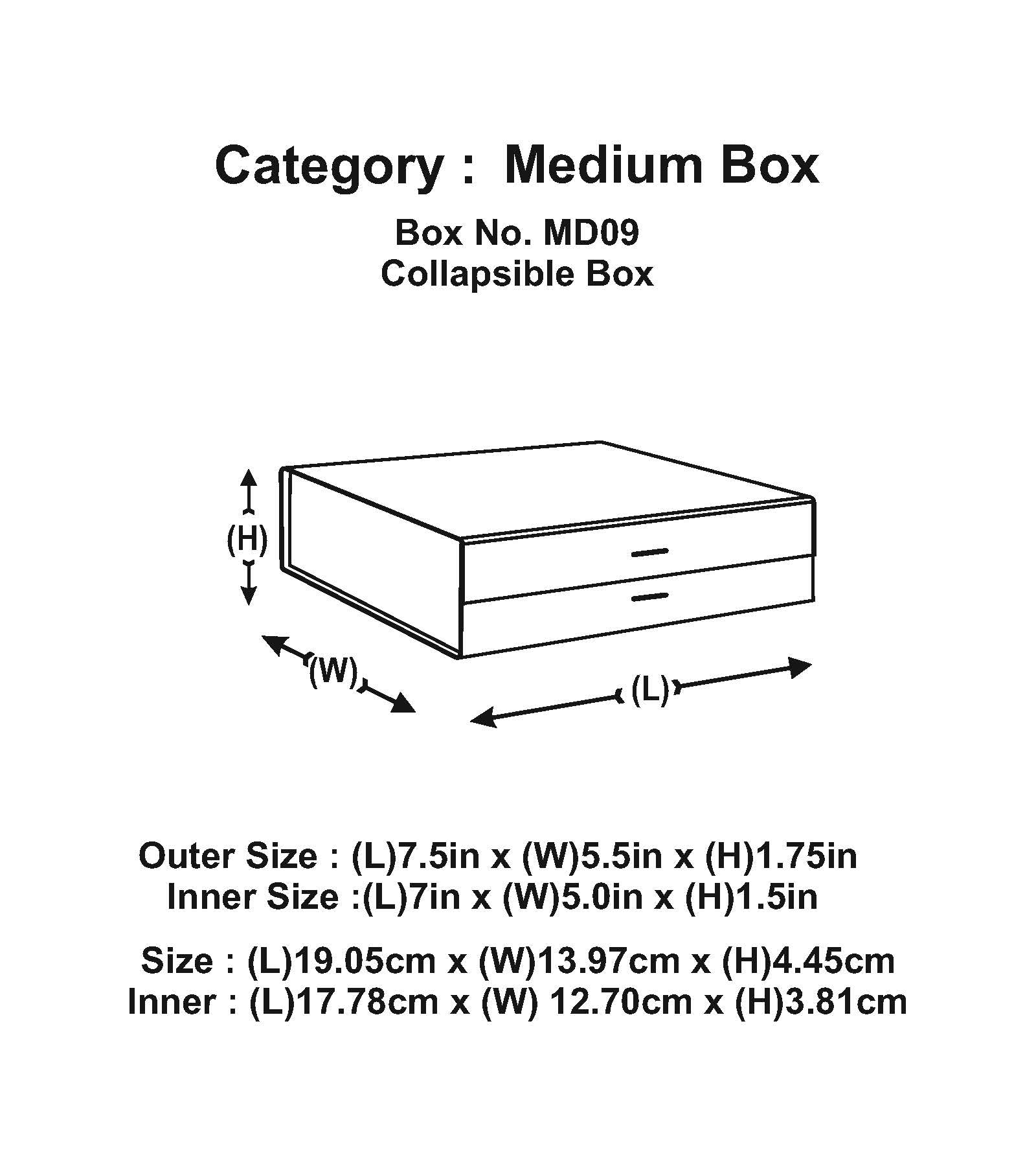 Small Shallow Bronze Majestic Metallic - CustomF2FBox