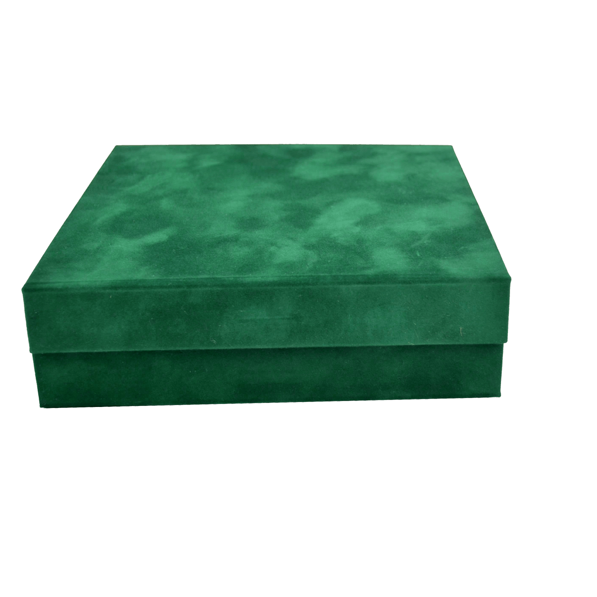 Square Shallow Green Sensational Suede - CustomF2FBox