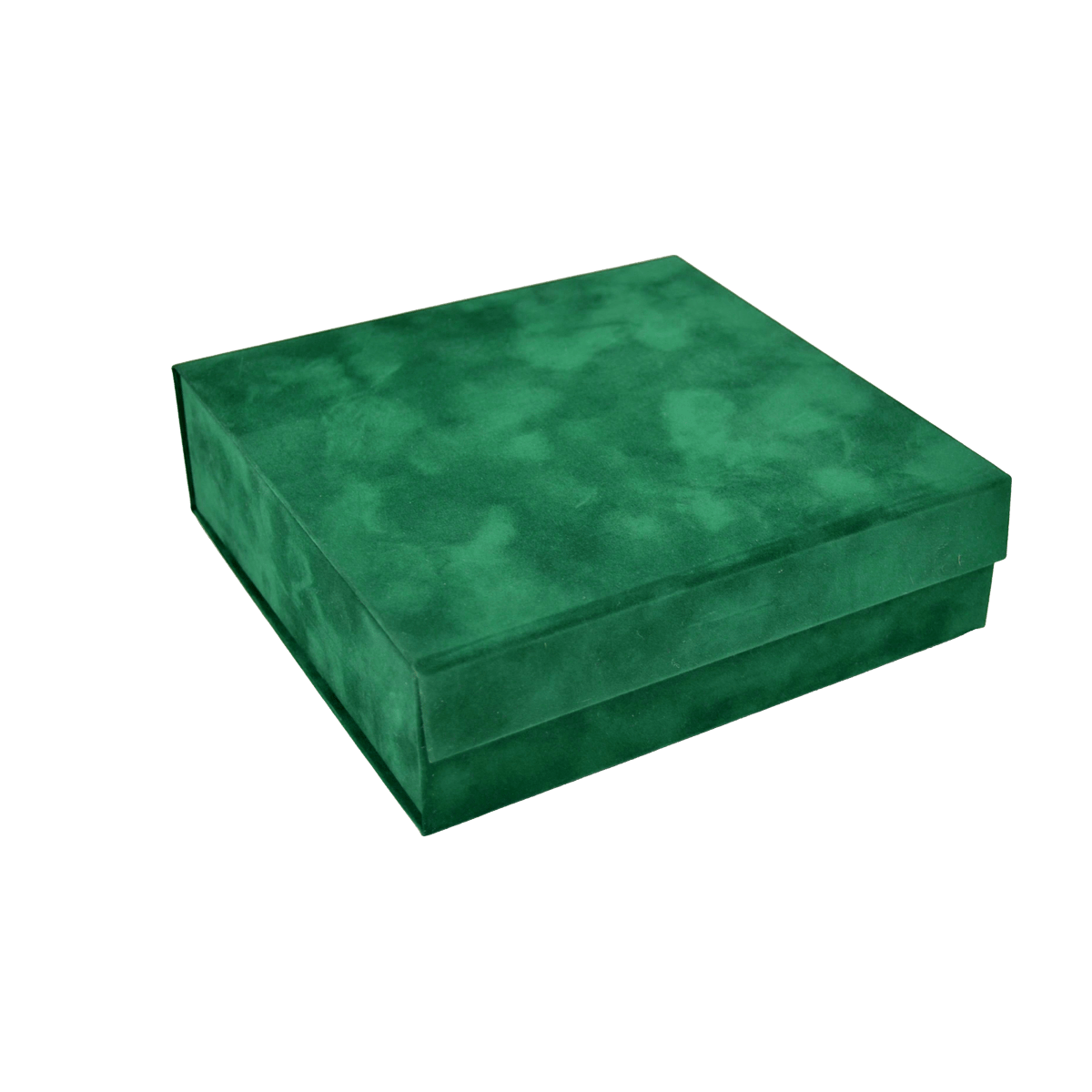 Square Shallow Green Sensational Suede - CustomF2FBox