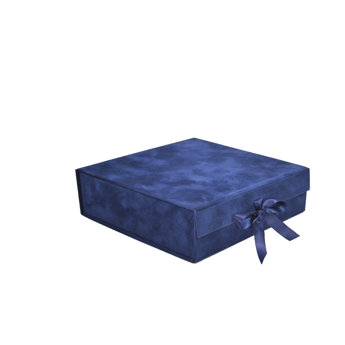 Square Shallow Navy Sensational Suede - CustomF2FBox