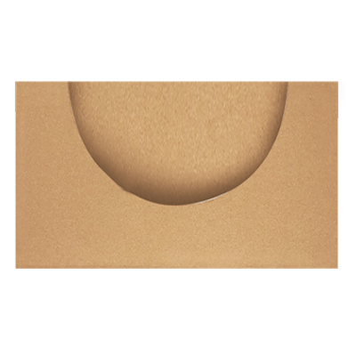 Tan Suede Round Pocket - CustomF2FBox