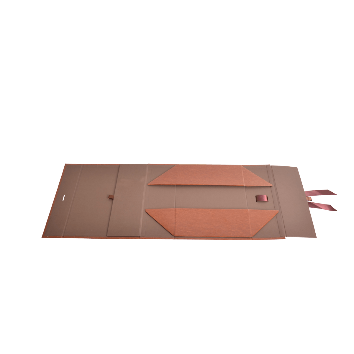 XL Square Brown Vegan Leather - CustomF2FBox