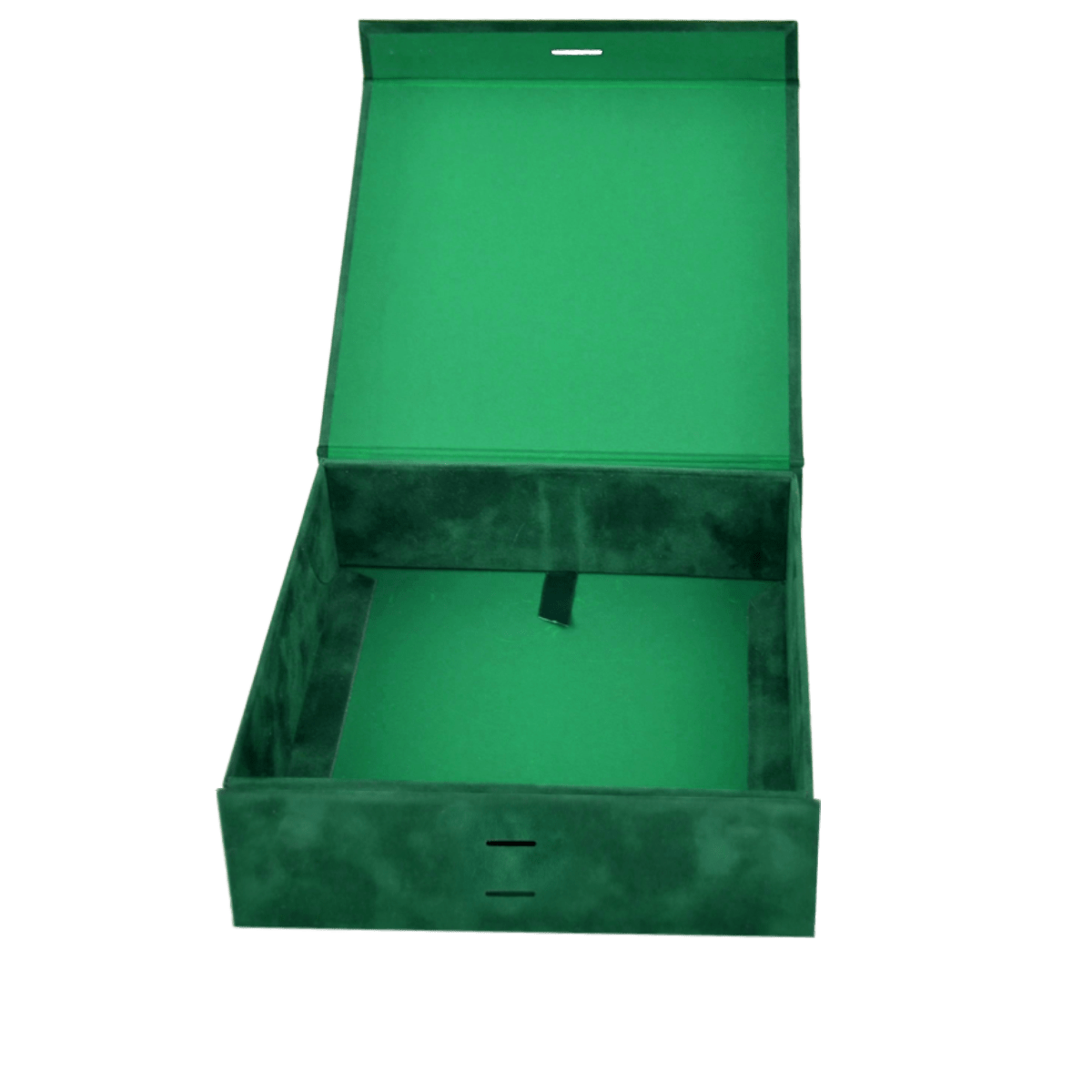 XL Square Green Sensational Suede - CustomF2FBox