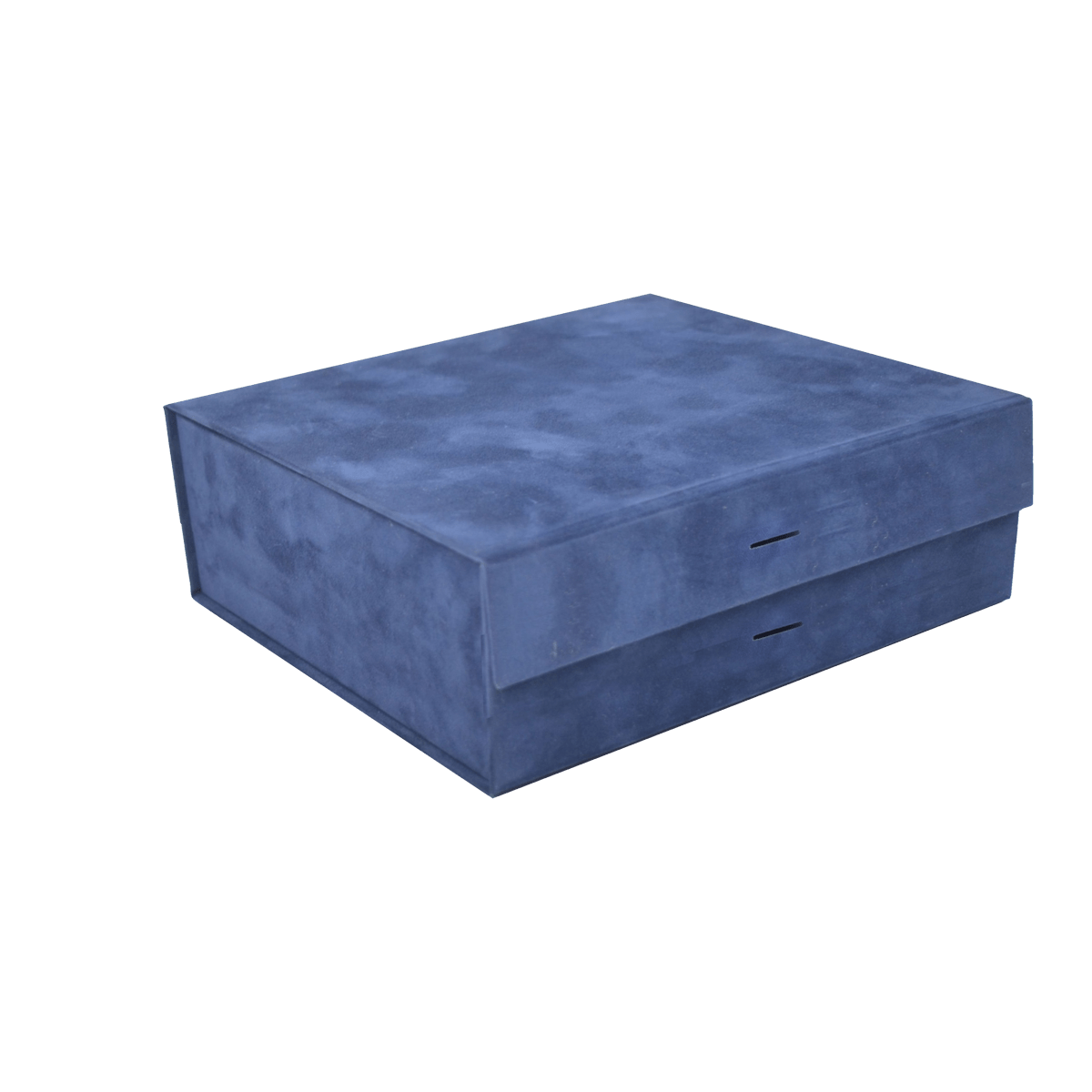 XL Square Navy Sensational Suede - CustomF2FBox