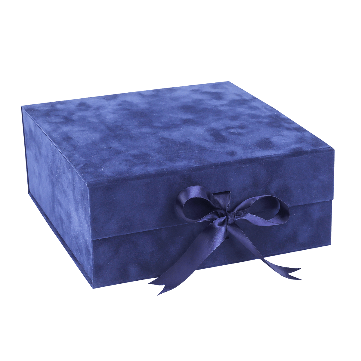 XL Square Navy Sensational Suede - CustomF2FBox