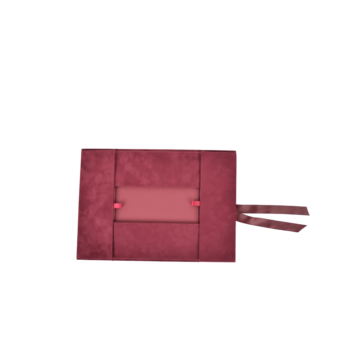 XL Square Wine Sensational Suede - CustomF2FBox