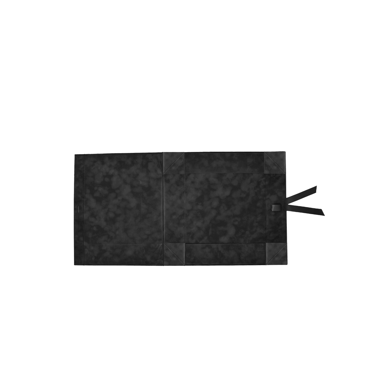 XL Wide Black Sensational Suede - CustomF2FBox