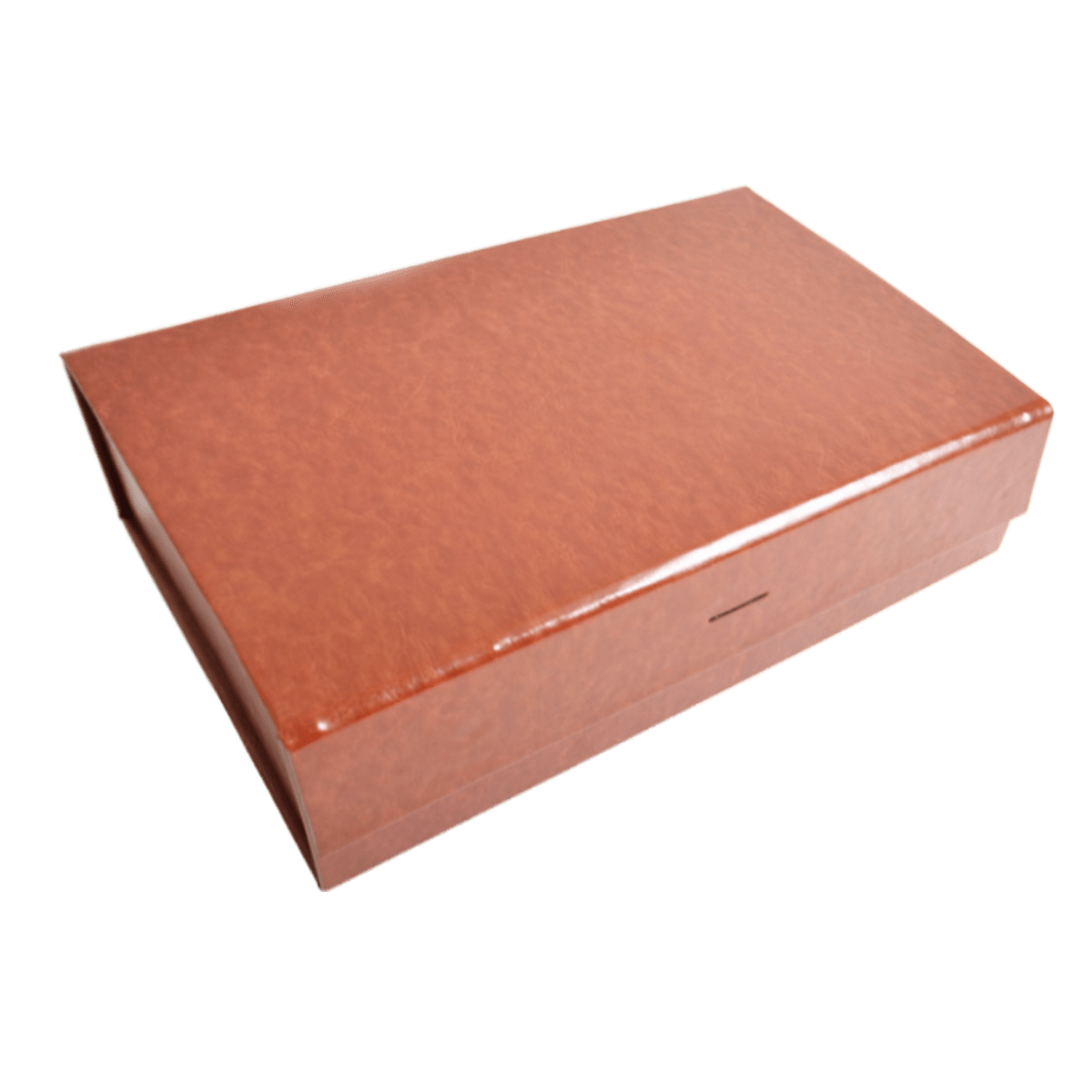 XL Wide Brown Vegan Leather - CustomF2FBox