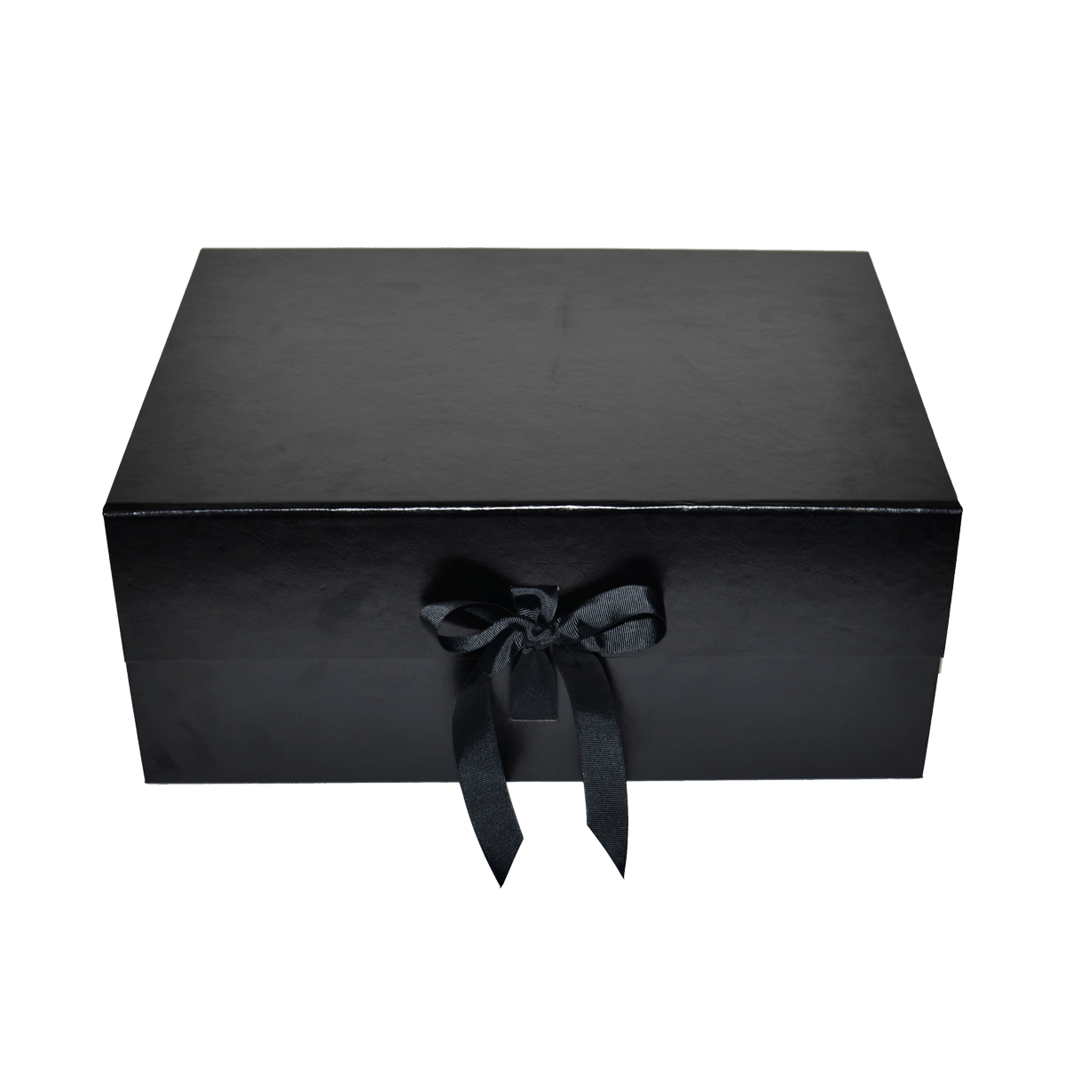 XL Wide Deep Black Vegan Leather - CustomF2FBox